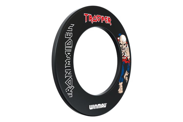 Formula Micro Band 3 Dart Board + Winmau Iron Maiden Trooper Surround + Darts... Carousel 5