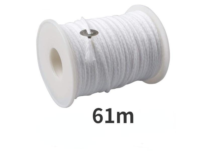61m Cotton Candle Wick Candle Holder Smokeless Aromatherapy Cylindrical Candle Carousel 1