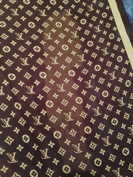 Vintage Louis Vuitton Monogram Silk scarf.63617623121281114