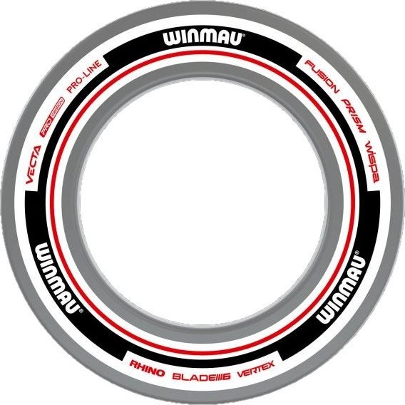 Winmau Advance White and Red Dart Board Surround Carousel 1