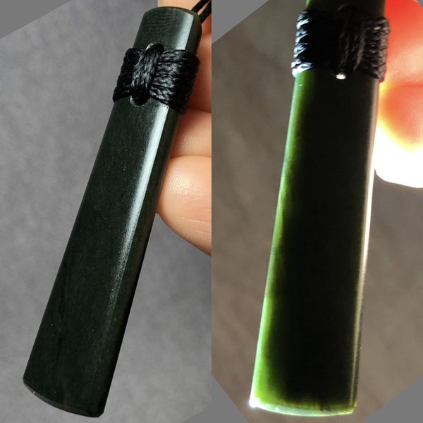 2 DAY AUCTION: 6cm Greenstone Toki Pendant $1 Reserve Carousel 1