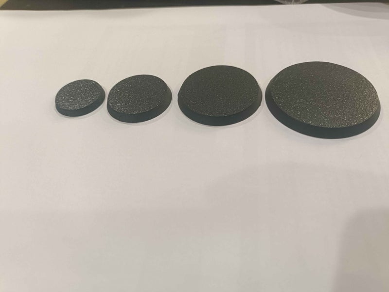 Tabletop Miniature Bases Round 50mm x5 Carousel 1