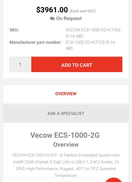 VECOW COMPUTER Carousel 2