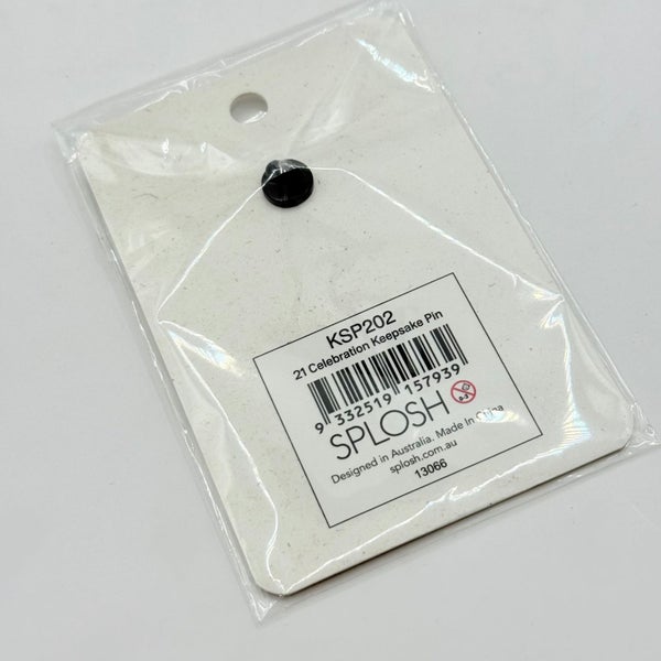 Splosh 21 Celebration Keepsake Pin64455899697025111