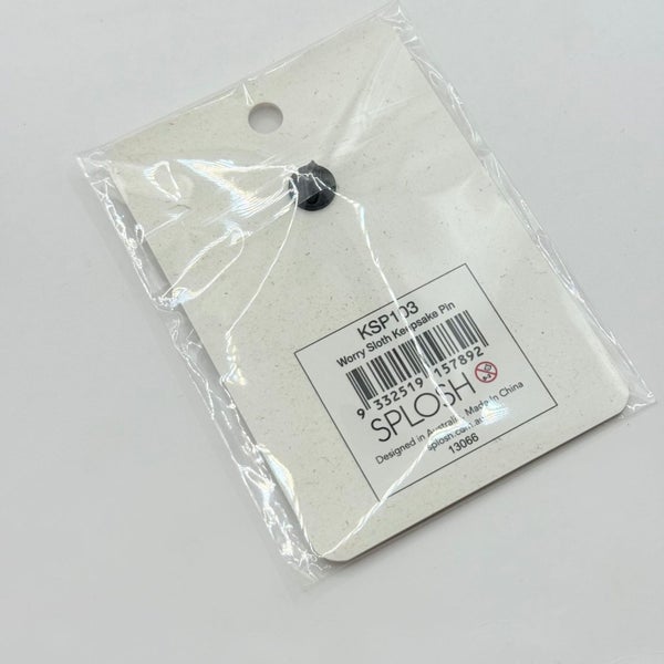 Splosh Worry Sloth Keepsake Pin64455802648835111
