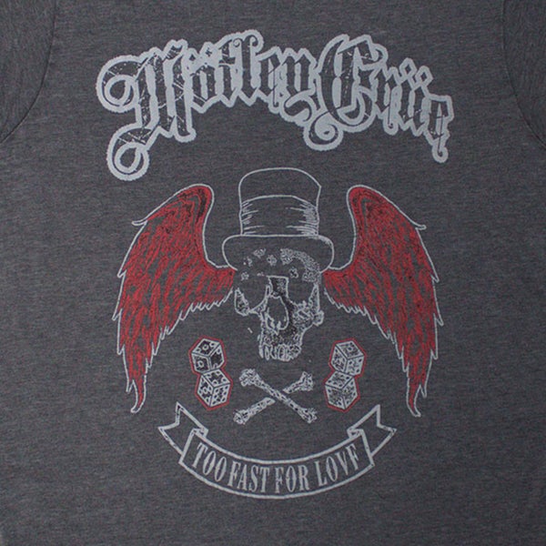 Motley Crue Skull Wings Band Logo T Shirt Carousel 2