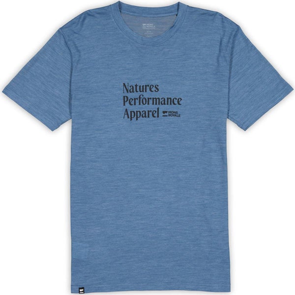 Mons Royale Men's Zephyr Merino TENCEL T-Shirt Clearance Carousel 1