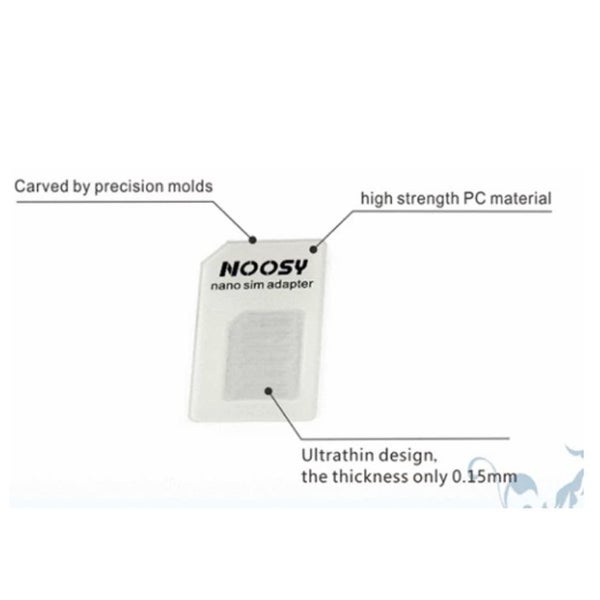 Noosy 4-in-1 Nano Micro SIM Adapter Standard SIM Card Tray For iPhone, Samsung Carousel 3