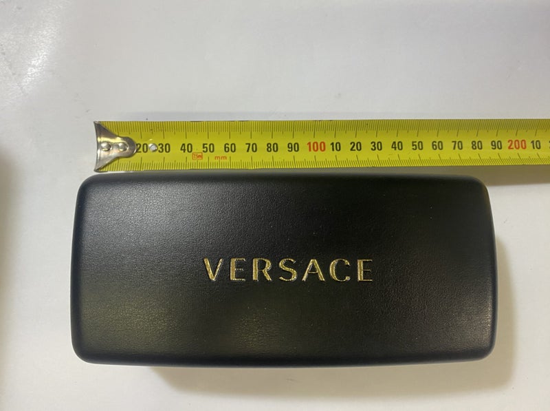 VERSACE GLASSES SUNGLASSES CASE - BOXED - LARGE CASE -63617764157825114