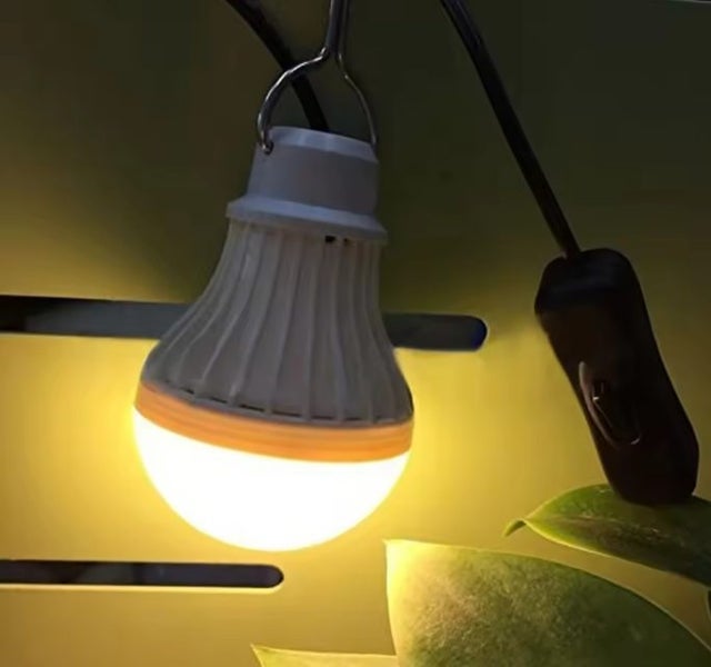 5W 5V USB LED Camping Light Bulb with Switch Carousel 4