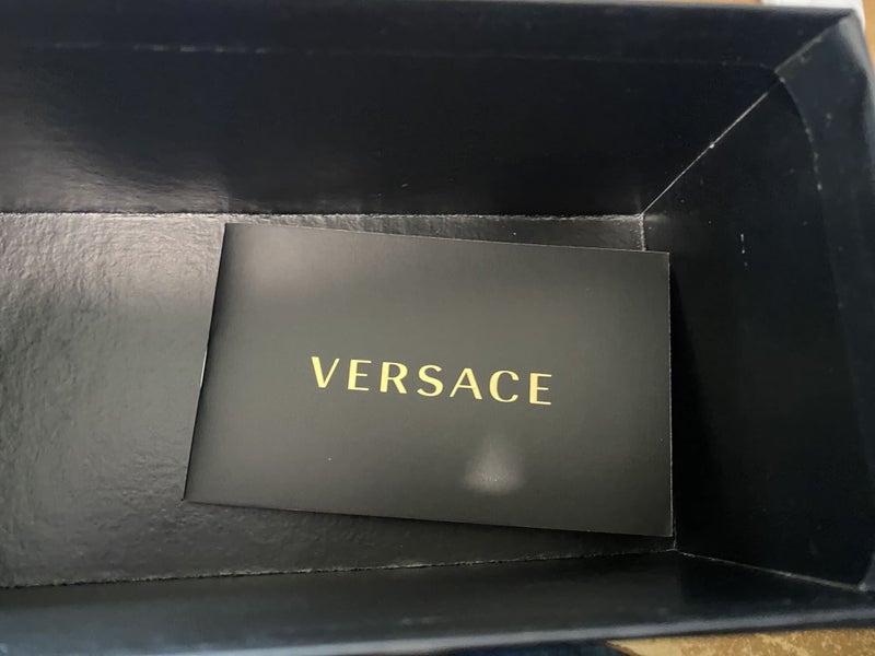 VERSACE GLASSES SUNGLASSES CASE - BOXED - LARGE CASE -63617764157825113
