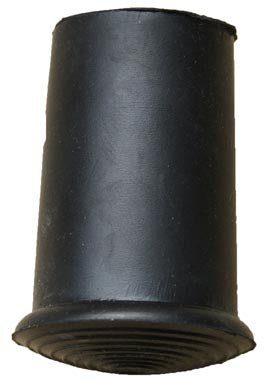 Rubber Replacement Cane Tip - Black (Multiple Sizes) Carousel 1