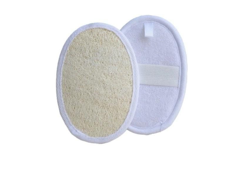 Natural Loofah Body Bath Brush Loofah Body Scrubber Natural Loofah Sponge Carousel 1