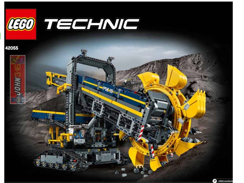 #42055 MOTORIZED BUCKET WHEEL EXCAVATOR - AWESOME HUGE LEGO TECHNIC SET! Carousel 11