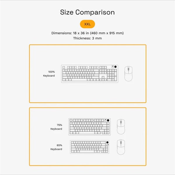 Glorious GMP 2 Edgeless Cloth Gaming Mouse Pad - XXL, 915 mm x 460 mm Carousel 2