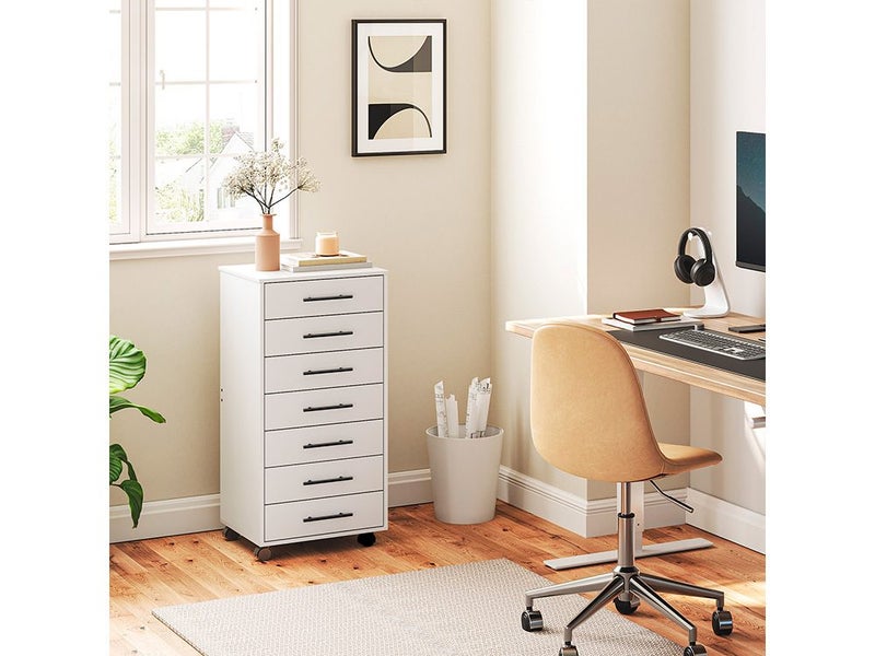 Storage Unit Office Drawers Filing Cabinets Cosmetic Storage Unit White Carousel 2