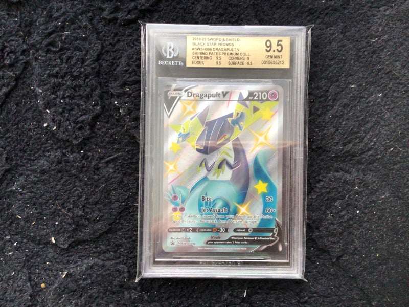 BECKETT GRADING POKÉMON DRAGAPULT 210 BITE JET ASSAULT. Carousel 2
