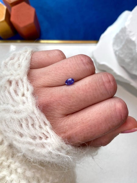$1 RES ~ $1500 Buy Now * 0.72ct Purple Sapphire Carousel 1