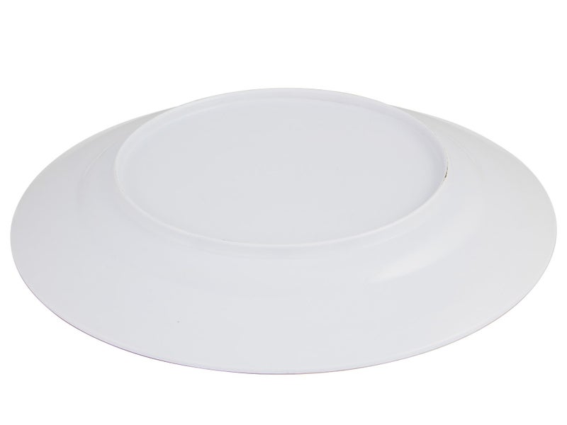 41cm Large Round Plate with Birds Pattern - Melamine Serving Dish Platter Carousel 3