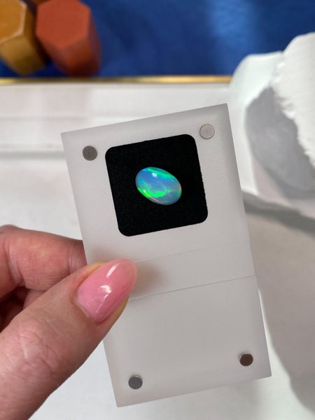 $1 RES ~ $2280 * 3.23ct Welo Opal with Intense Boradflash Pattern63617768110721113