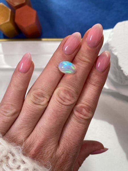 $1 RES ~ $2280 * 3.23ct Welo Opal with Intense Boradflash Pattern63617768110721111