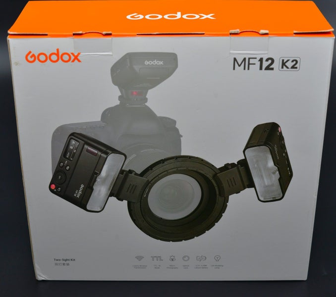 Godox:Macro flash kit- MF 12-K2 with box and carry bag-Macro Photography63722276683523110