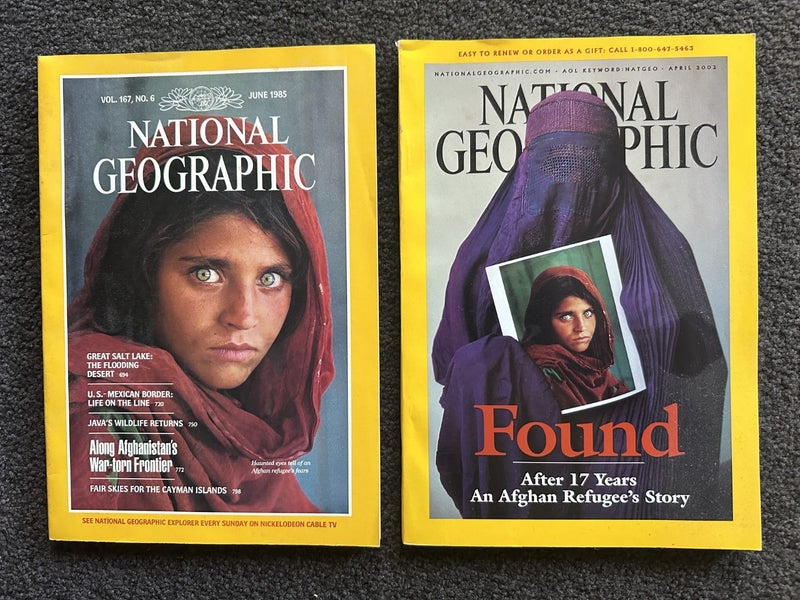 NATIONAL GEOGRAPHIC June 1985 Afghan Refugee Girl plus Found issue Carousel 1
