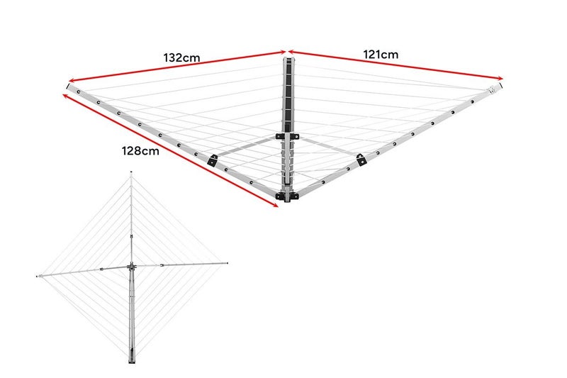 Ovela Foldable Washing Line Carousel 4