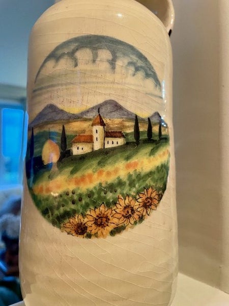 A fabulous UNUSED Provencal Oil/ Vinegar Bottle. Carousel 2