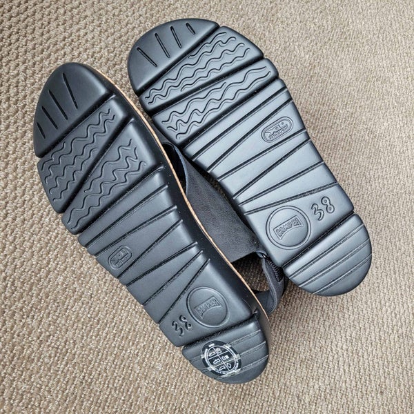 BNWT CAMPER WOMEN’S BLACK CALFSKIN SANDALS63617771030529112