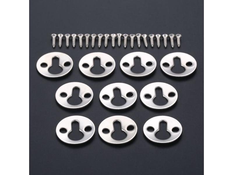 10pcs Round Photo Frame Hooks Hanging Picture Oil Painting Mirror Zinc Alloy Carousel 1