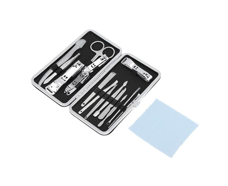 15 Pcs Stainless Steel Nail Scissors Cutter Clippers Set Fingernail Toenail ( Carousel 1