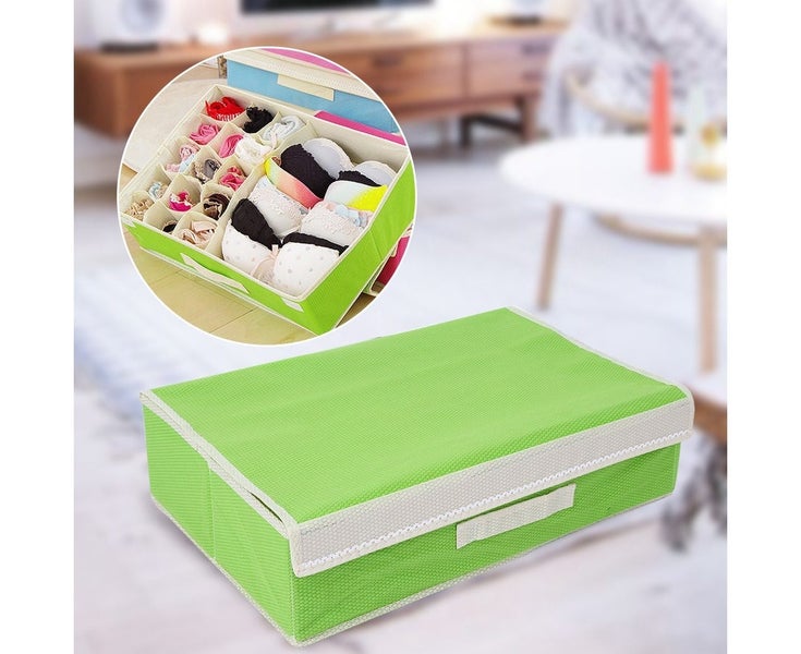 1Pc Foldable Drawer Closet Organizer Storage Container Divider for Underwear Carousel 4