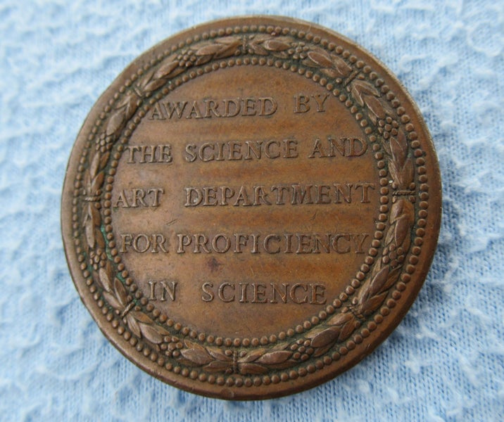 1887 Proficiency in Science (Science & Art department) named medal Carousel 1