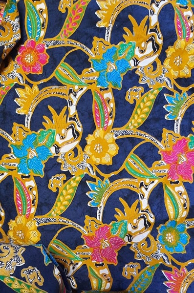 Vintage 100% cotton batik - 110 cm x 1.9 meters Carousel 1
