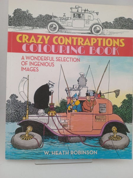 Crazy Contraptions Colouring Book by W. Heath Robinson Carousel 1