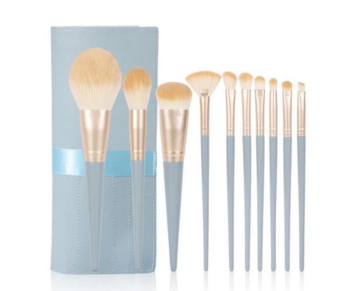 10 Pcs Makeup Brushes, Makeup Brushes Sets for Foundation Concealer Makeup Carousel 1