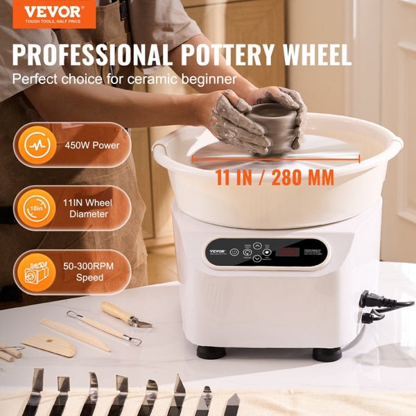 Pottery Wheel 11 Inch Pottery Forming Machine 450W Electric Wheel For Pottery... Carousel 2
