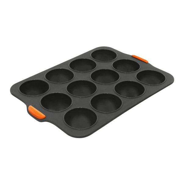 Bakemaster Silicone 12 Cup Dome Tray (Grey) - 35.5x24.5cm Carousel 1
