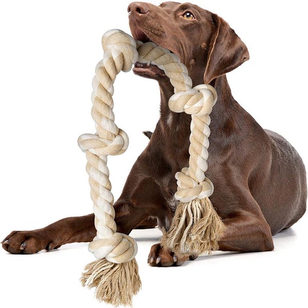 Dog Rope Toy For Dogs Who Love Chew Safe Durable Large And Medium Dog Toys HOD Carousel 1