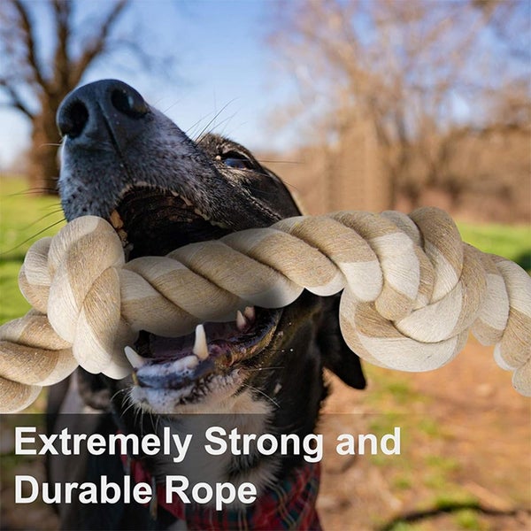Dog Rope Toy For Dogs Who Love Chew Safe Durable Large And Medium Dog Toys HOD Carousel 6