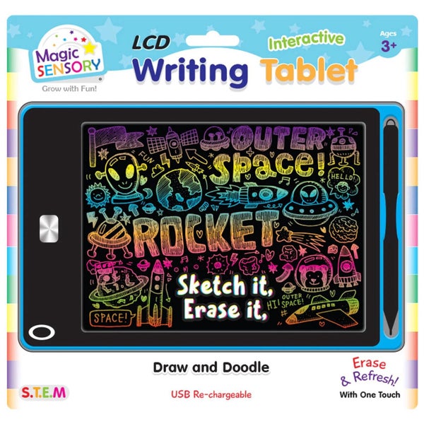 Magic Sensory Interactive LCD Writing Tablet - Blue Star (USB Rechargeable) Carousel 1