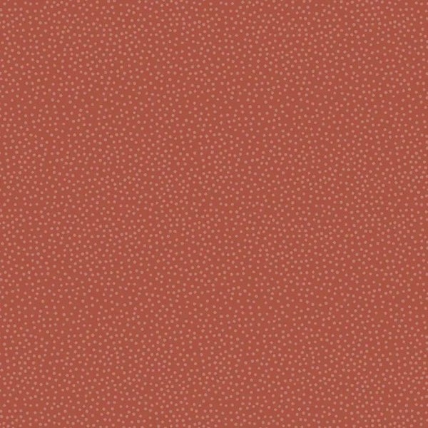 Quilting Patchwork Fabric Birdhouse Basics Spots Rust Pink 50x55cm FQ Carousel 1