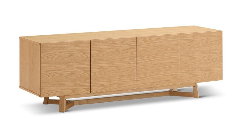 New solid oak entertainment unit Carousel 2