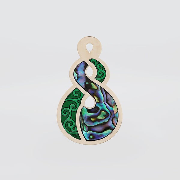 Paua Pikorua Twist Magnet Carousel 1