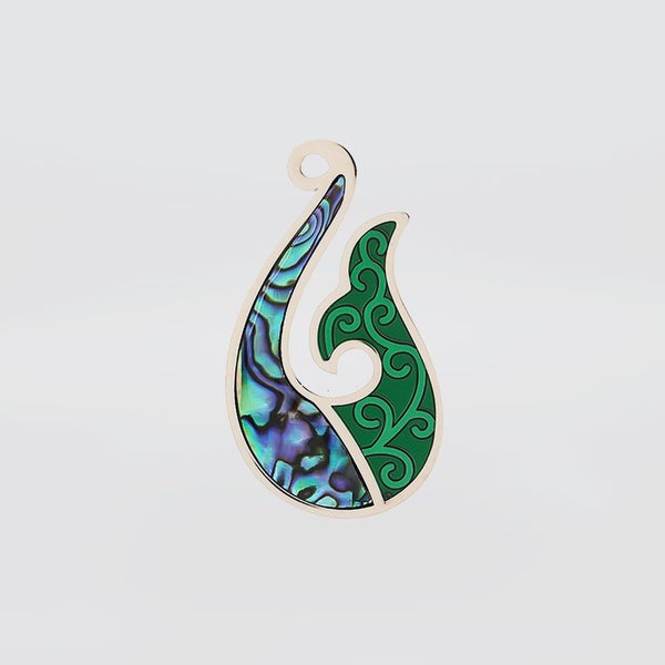 Paua Whale Tail Magnet Carousel 1