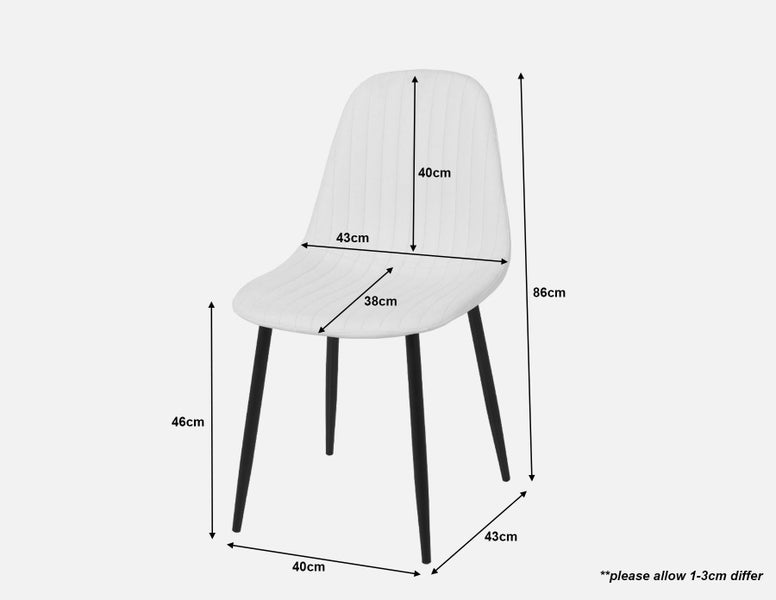 Dining Table Oak Color 1600mm With 6 Chairs Carousel 11
