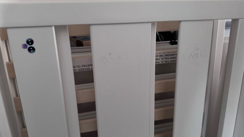 Baby bed Cot with Mattress Carousel 5