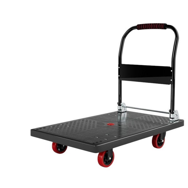150kg Capacity Folding Hand Truck Heavy Duty Platform Cart Carousel 1
