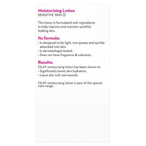 Olay Moisturising Lotion Sensitive 150mL Carousel 2